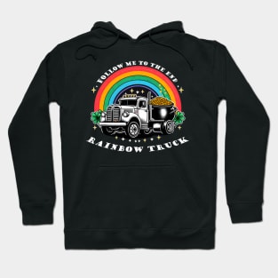 Rainbow Ride Vintage Truck Hoodie